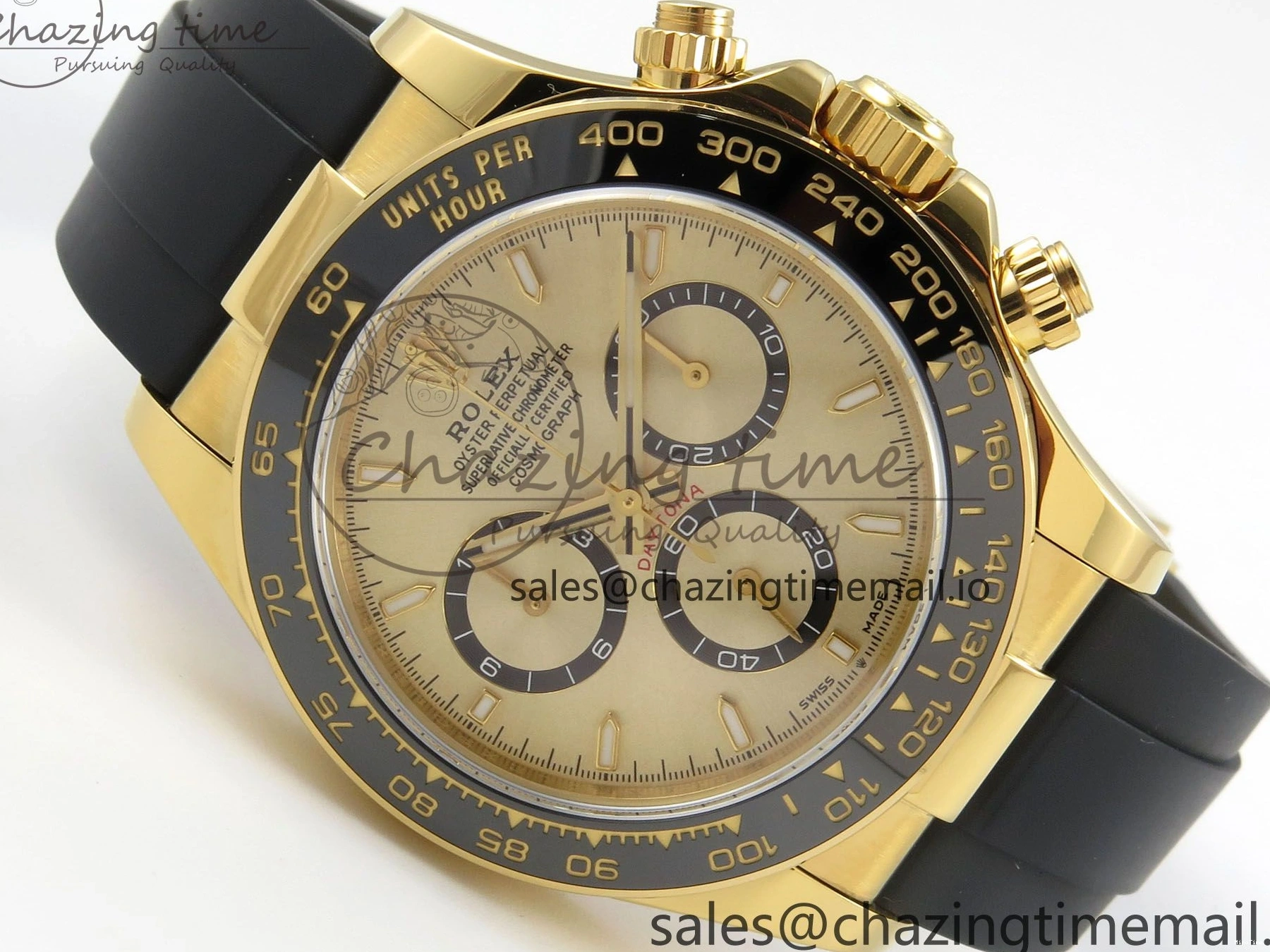 MiroTime 1223 Breathable Daytona 126518 YG Clean 1:1 Best Edition YG Dial on Oysterflex Strap DD 237